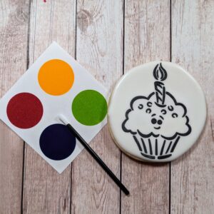 Cupcake Paint Your Own Cookie