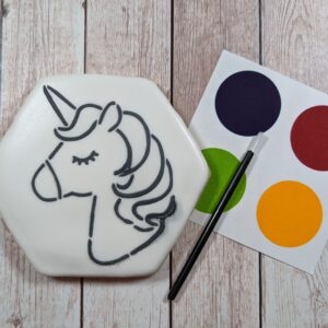Unicorn Paint Your Own Cookie