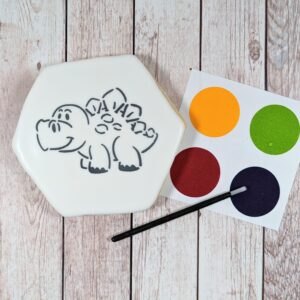 Dinosaur Paint Your Own Cookie