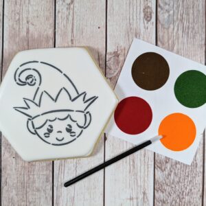 Elf Paint Your Own Cookie