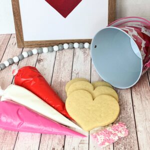 Individual Valentine's Day DIY Cookie Decorating Kit