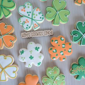 Shamrock Cookies by the Dozen